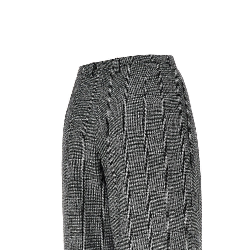 wool-blend flannel pants