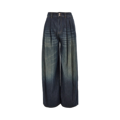 lightweight denim wide leg j8k pants