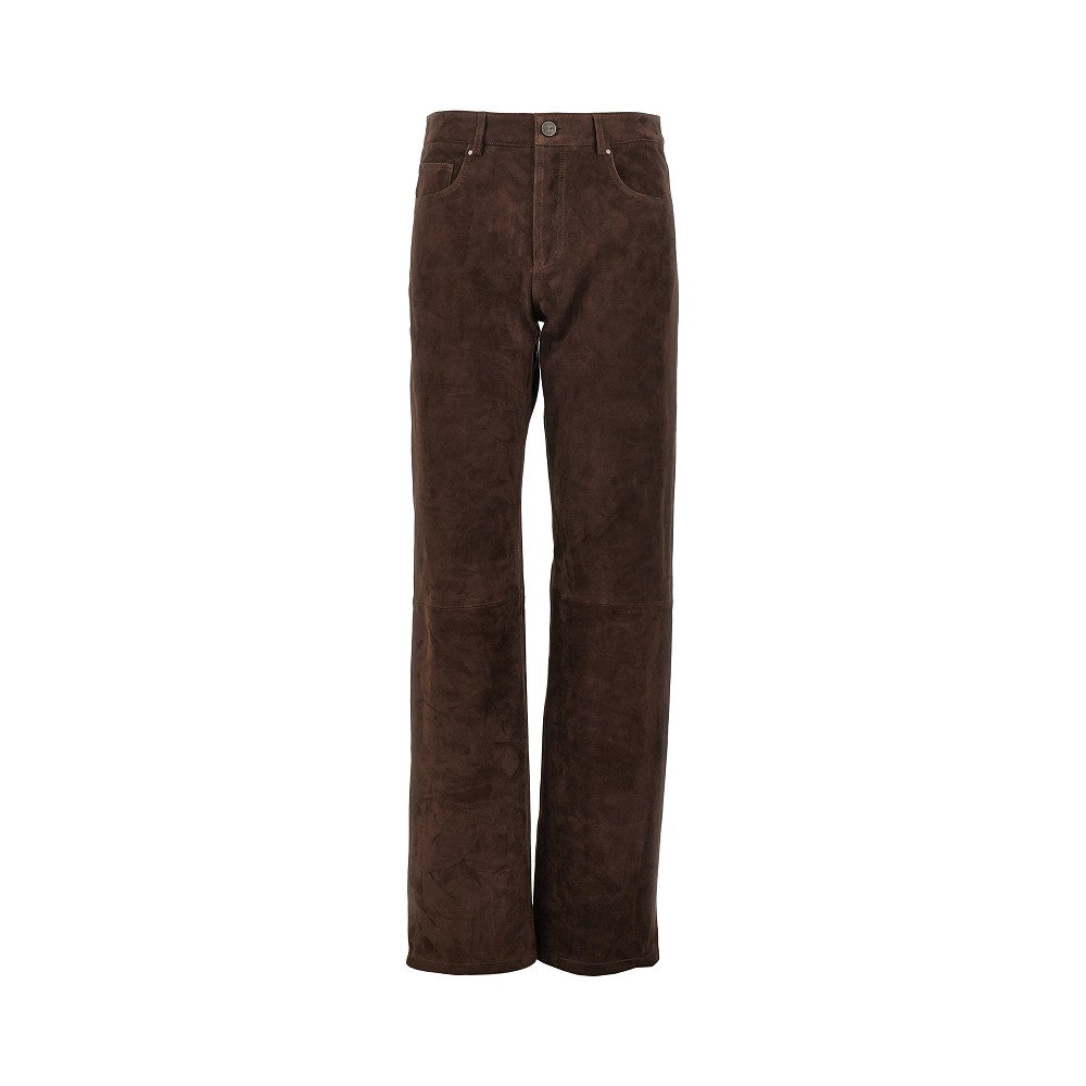 ARMA 38 jean suede leather pants
