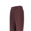 wool-blend tailored cigarette pants