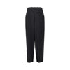 wrap-over satin pants
