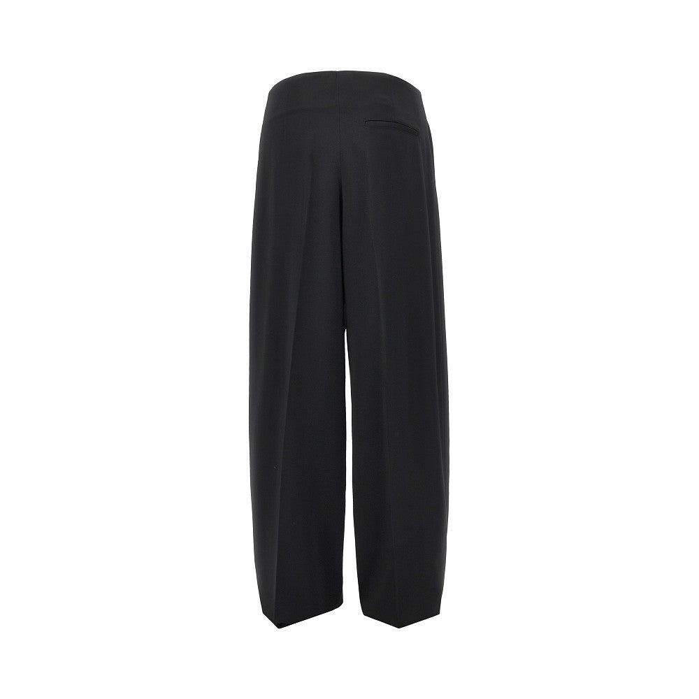 wide leg pleated pants