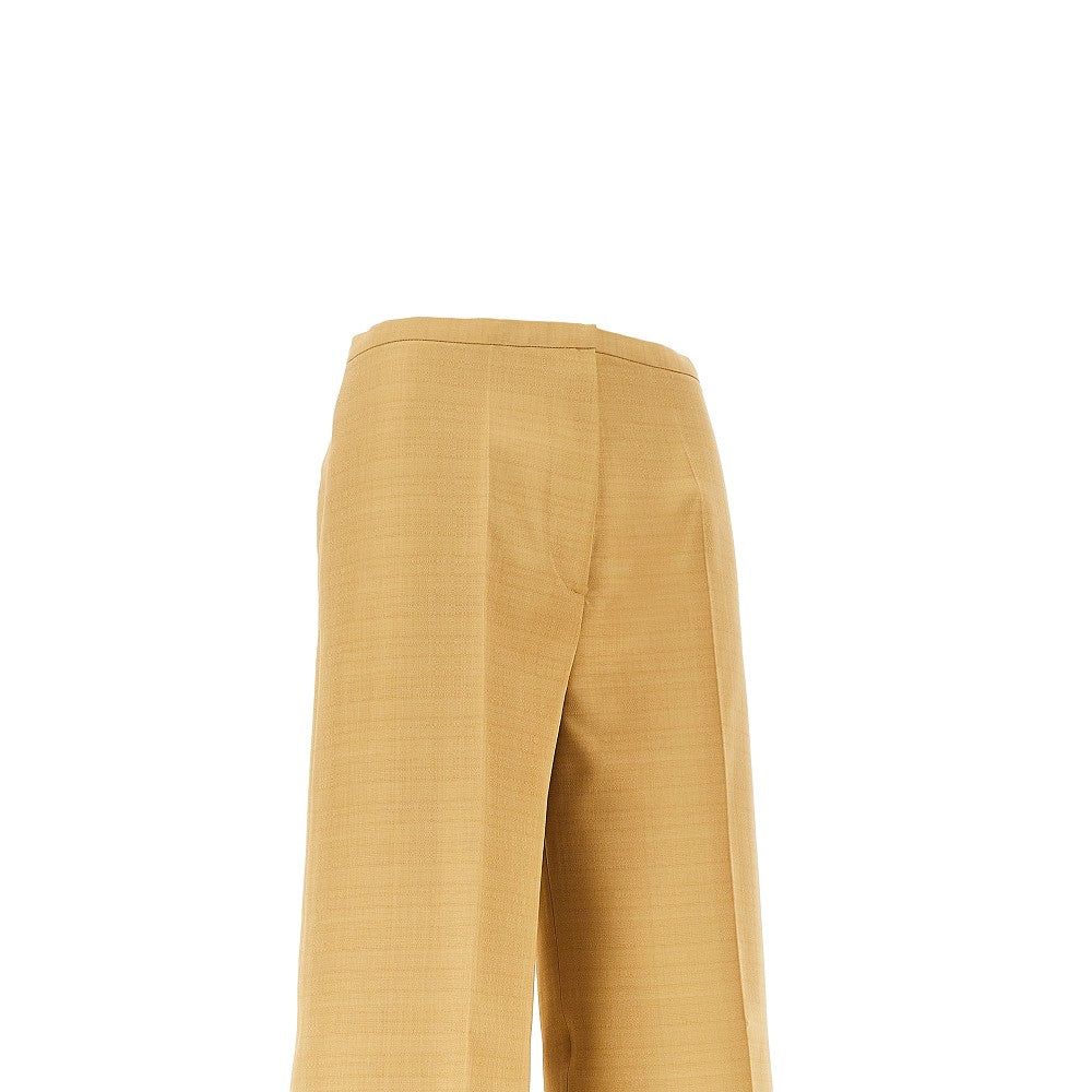 ALBERTA FERRETTI 40 wide pants with hem slit