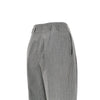 pinstriped wide pants with darts