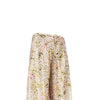 floral motif sequinned pants