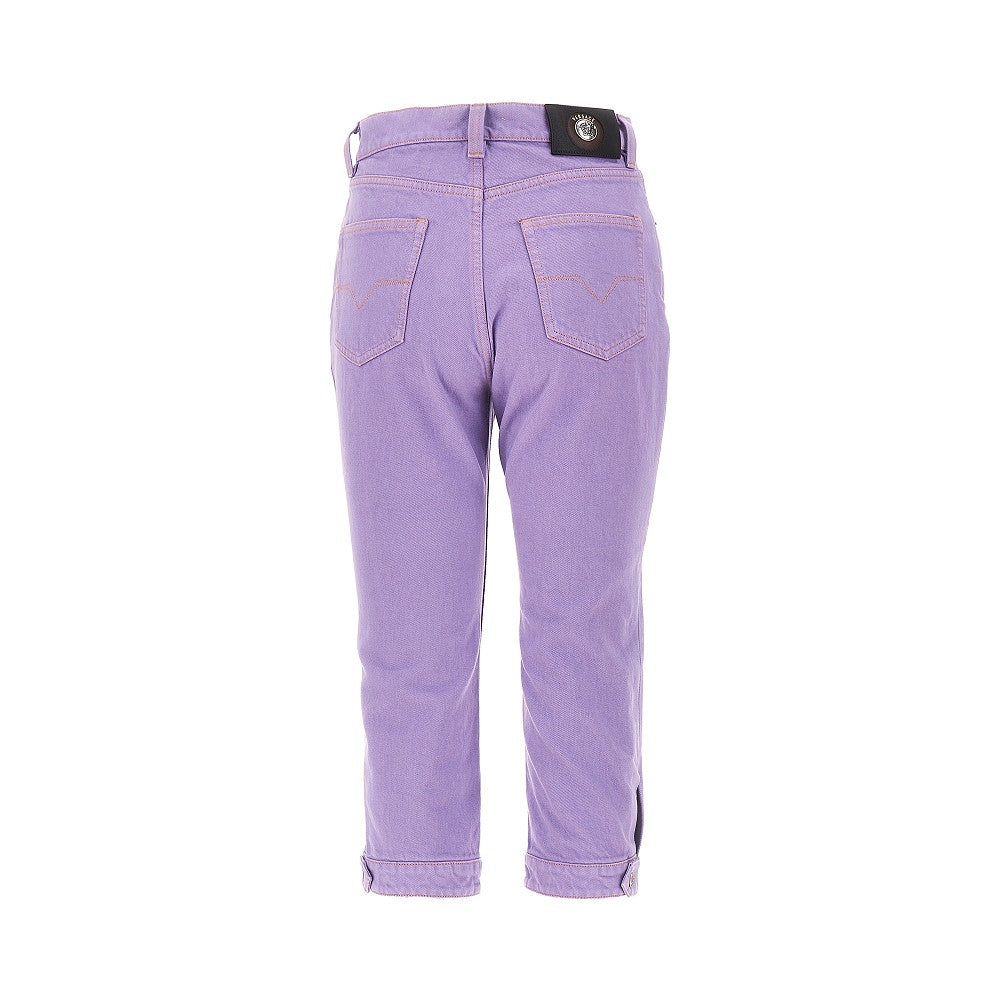capri jeans with medusa logo