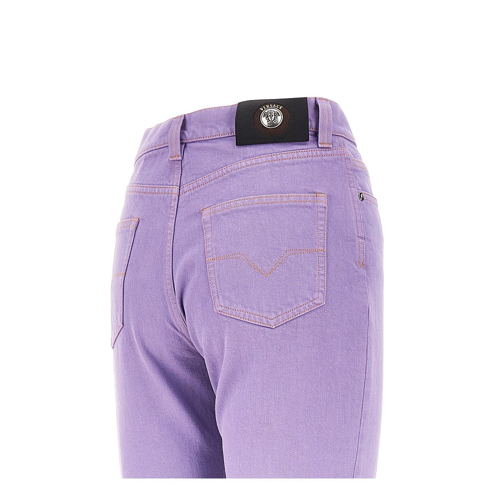 capri jeans with medusa logo