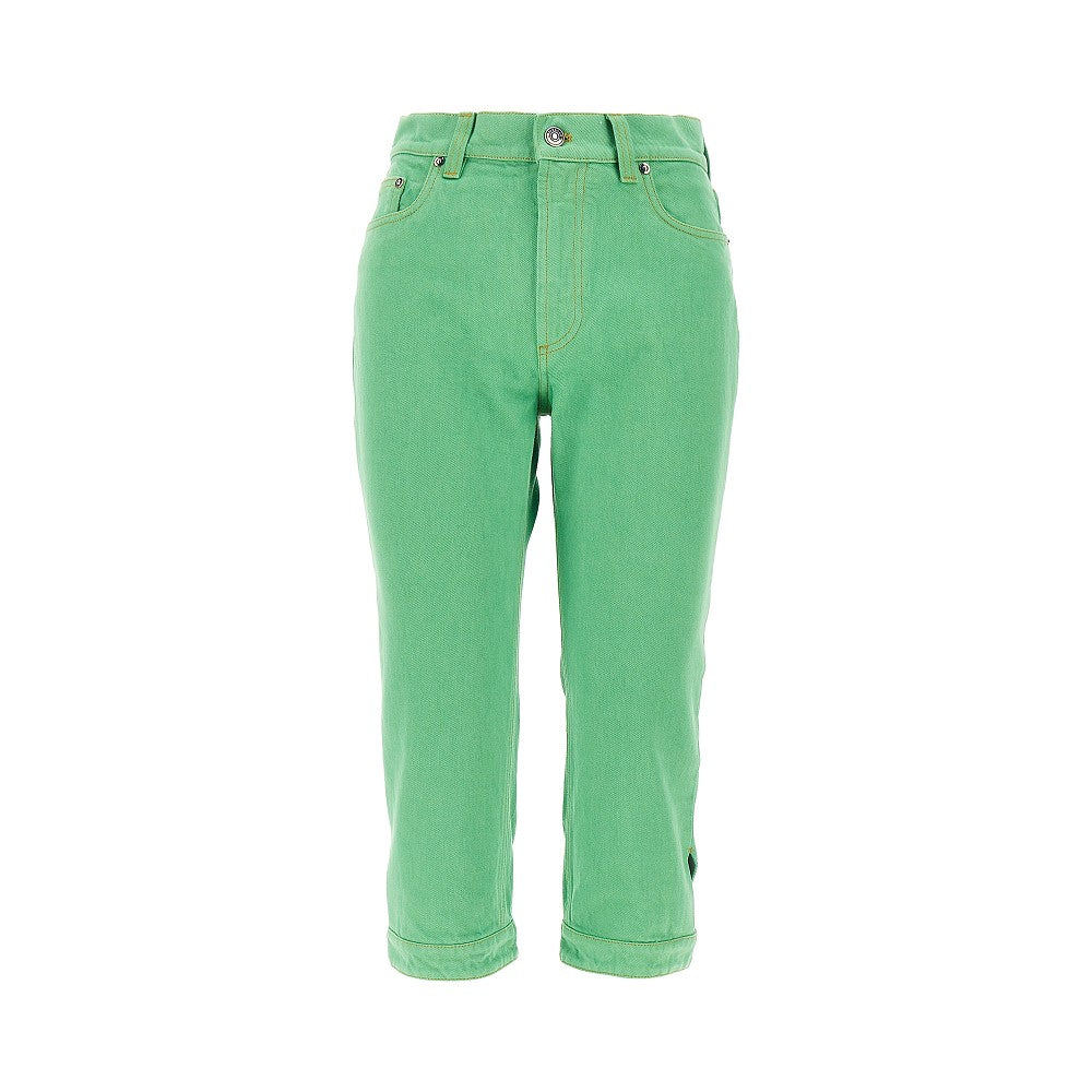 capri jeans with medusa logo