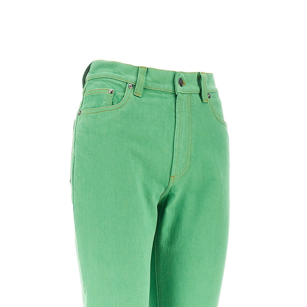 capri jeans with medusa logo