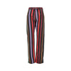 cotton denim jeans with striped motif