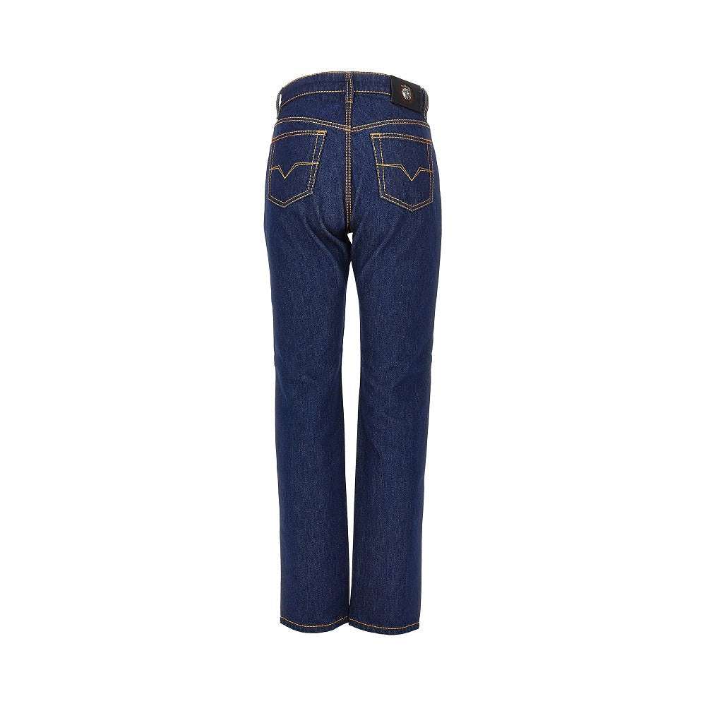 VERSACE 26 cotton denim jeans with medusa detail