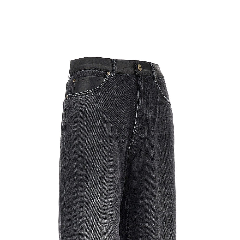 balloon fit denim jeans