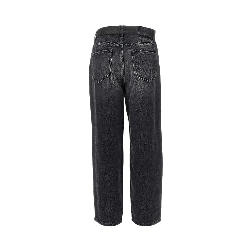 balloon fit denim jeans