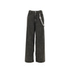 loose fit jeans with strass cord