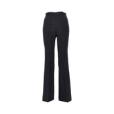 PINKO 38 pinstriped wool-blend pants