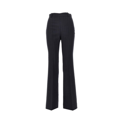PINKO 38 pinstriped wool-blend pants