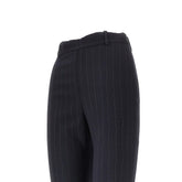 PINKO 38 pinstriped wool-blend pants