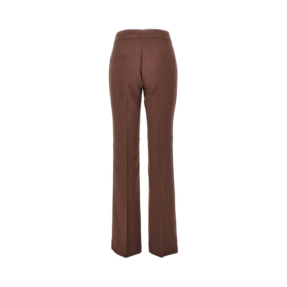 stretch viscose-blend flared pants