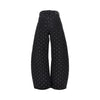 studded barrel fit jeans