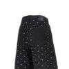 studded barrel fit jeans