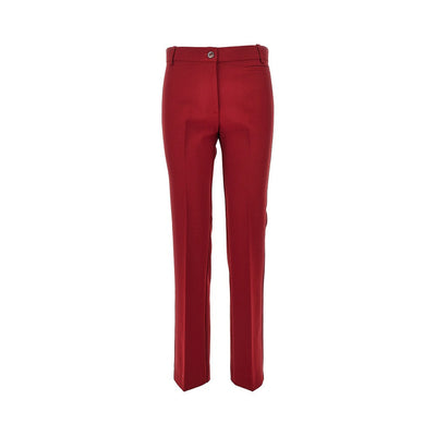 viscose-blend crêpe pants