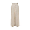 lurex viscose and wool-blend pants
