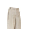 lurex viscose and wool-blend pants