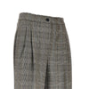 prince of wales wide-leg pants