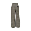 prince of wales wide-leg pants