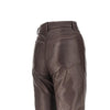 leather straight leg pants