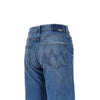 the mid rise lasso sneak jeans