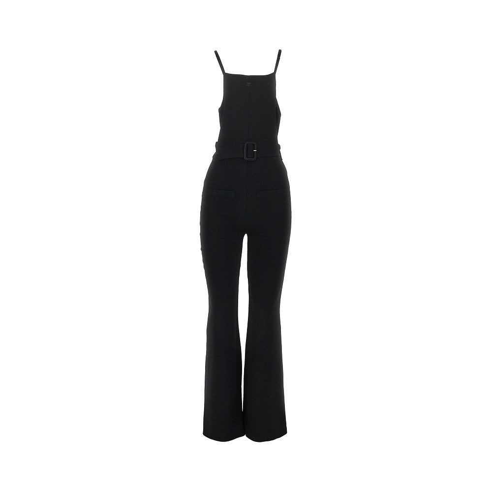 COURREGES S knitted jumpsuit with belt