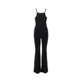 COURREGES S knitted jumpsuit with belt
