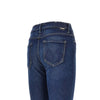 stretch cotton denim slared jeans