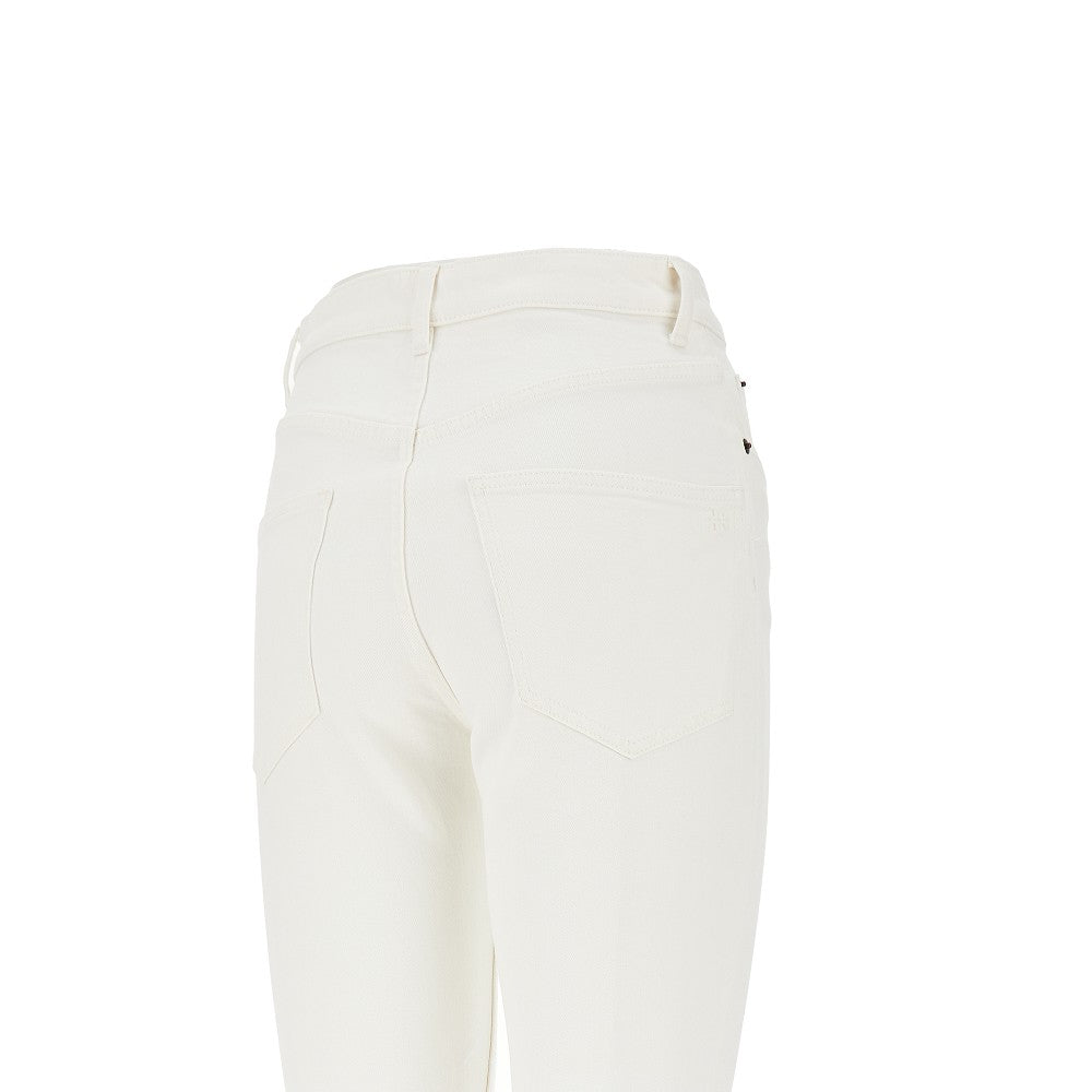 TORY BURCH 29 stretch denim flared cropped jeans
