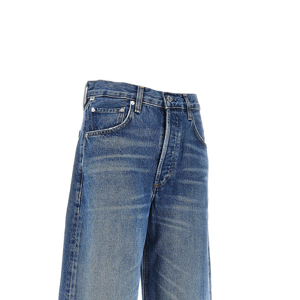 CITIZENS OF HUMANITY 28 ayla raw hem crop jeans