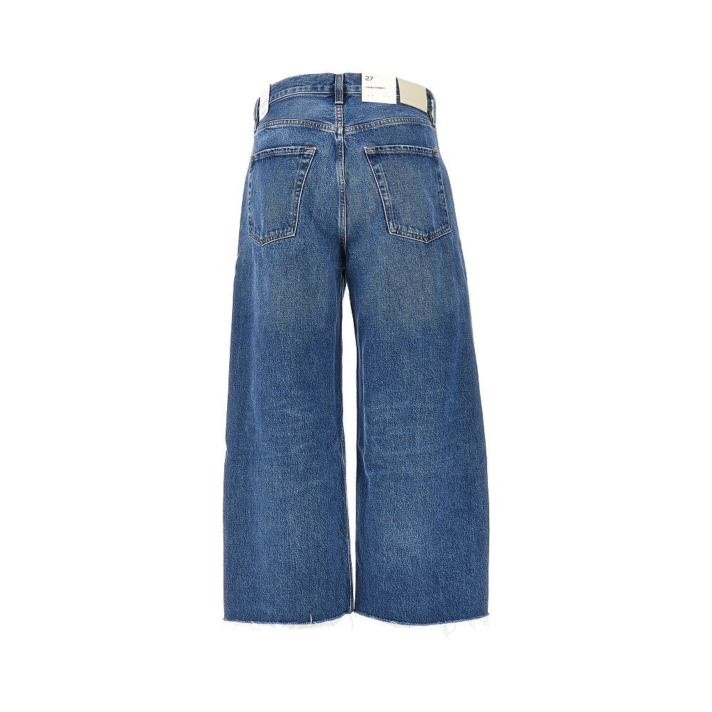 ayla raw hem crop jeans