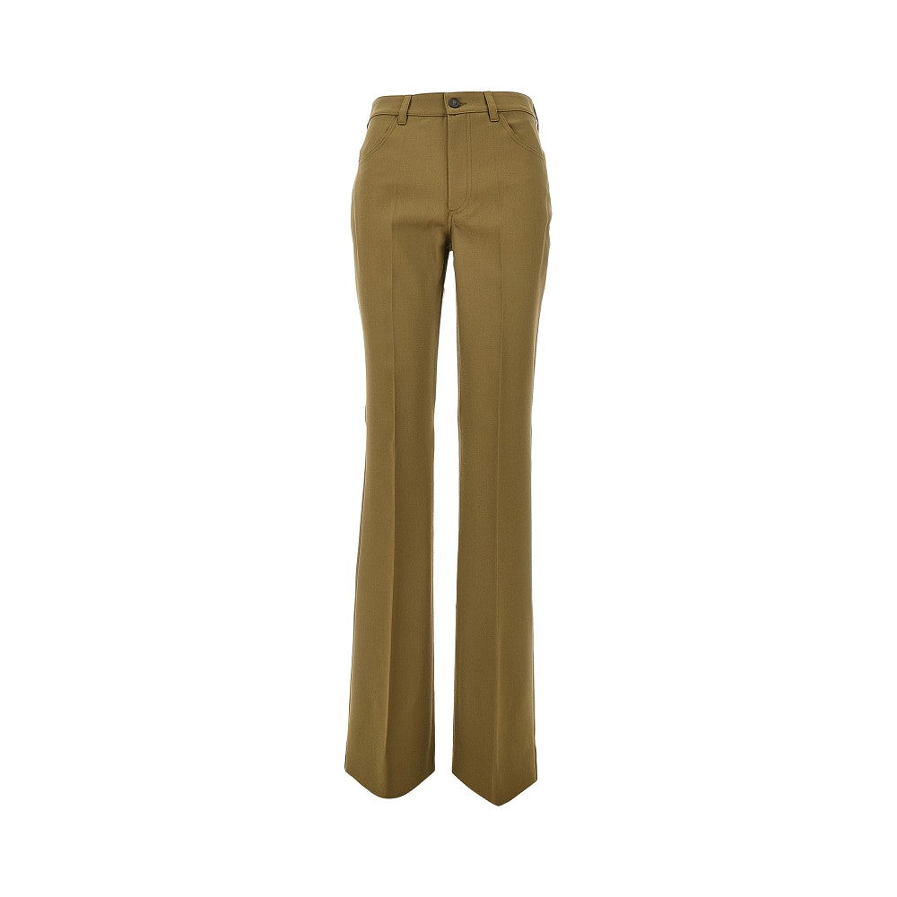 THE ATTICO 42 wool flared pants