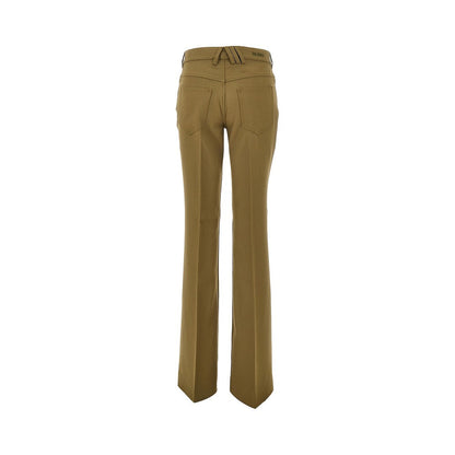 THE ATTICO 42 wool flared pants