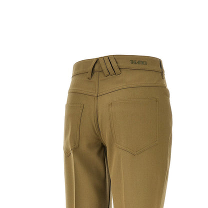 THE ATTICO 42 wool flared pants