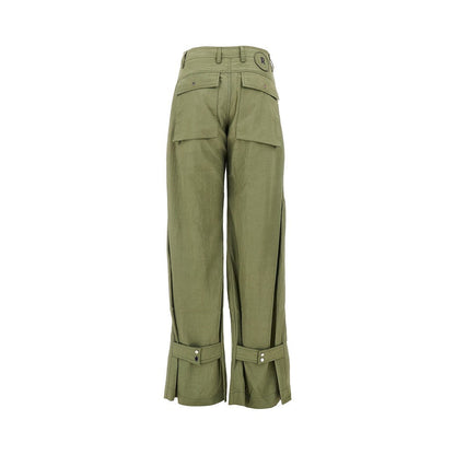 RABANNE 36 nylon parachute pants
