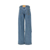 layered effect jeans
