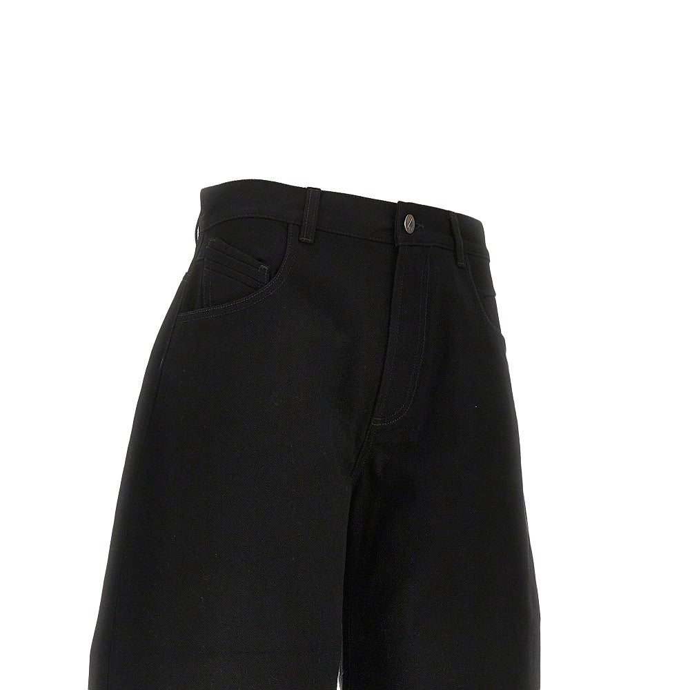 THE ATTICO 26 cropped wide leg jeans