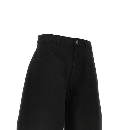 THE ATTICO 26 cropped wide leg jeans