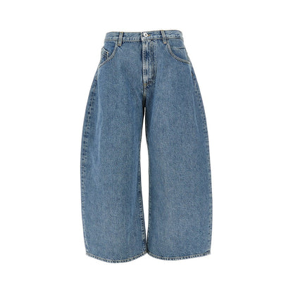 THE ATTICO 26 cropped wide leg jeans