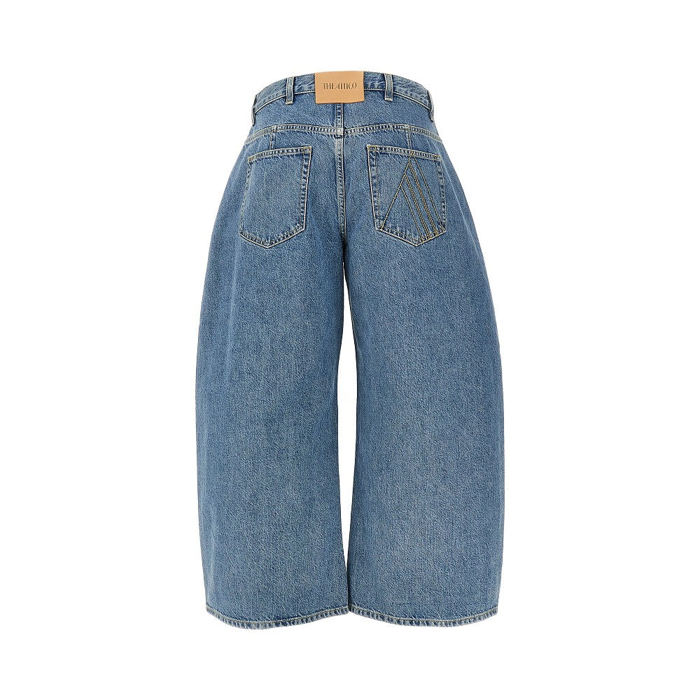 THE ATTICO 26 cropped wide leg jeans
