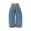 cropped wide leg jeans