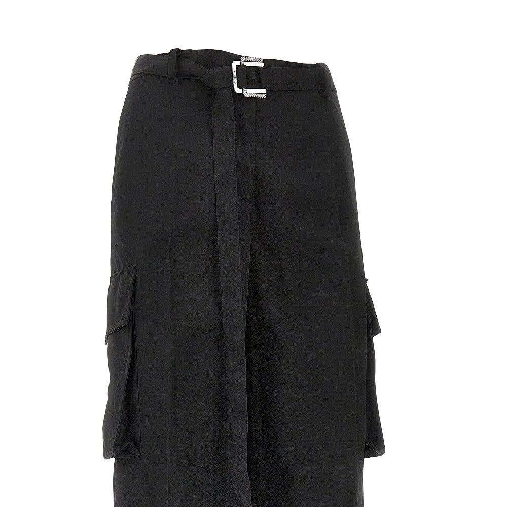 THE ATTICO 38 twill cargo pants