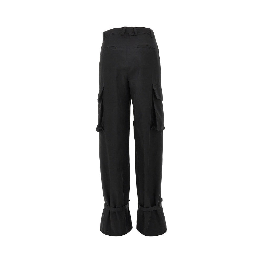 THE ATTICO 38 twill cargo pants