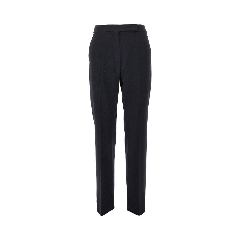stretch wool tailored pants